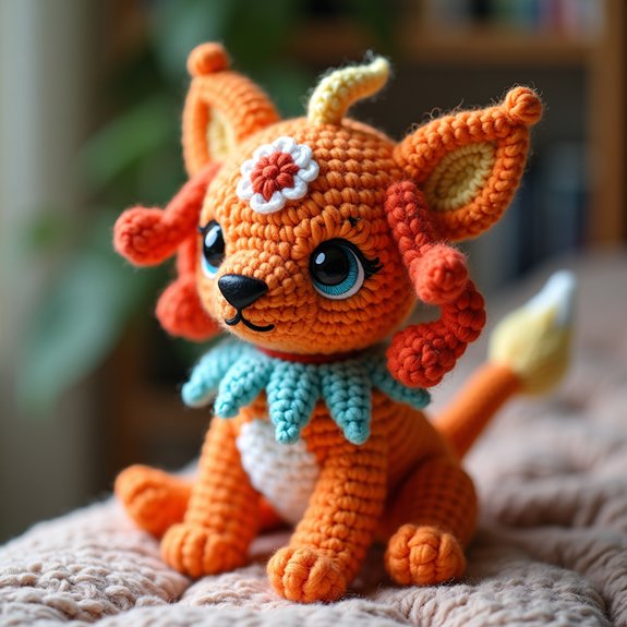 adorable growlithe plush toy