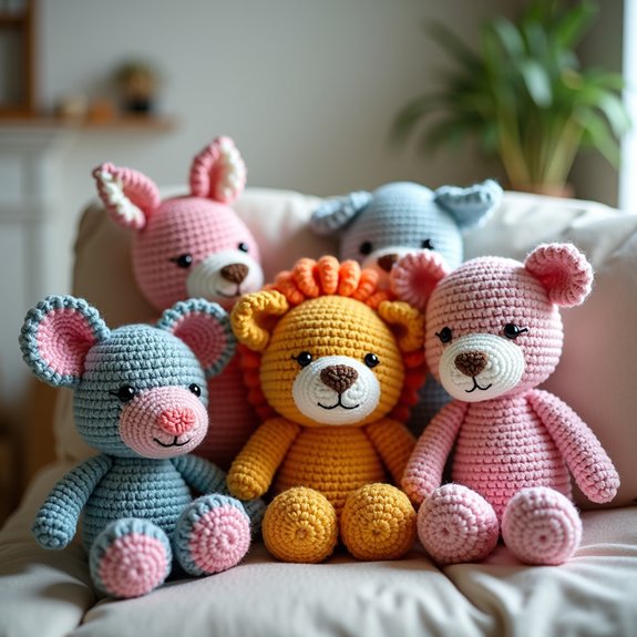 adorable handmade crochet toys