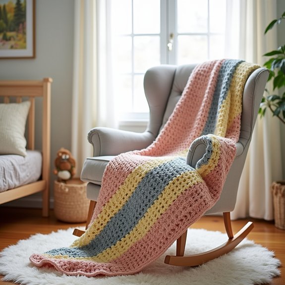 adorable handmade infant blankets
