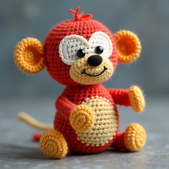 adorable monkey accessory charm