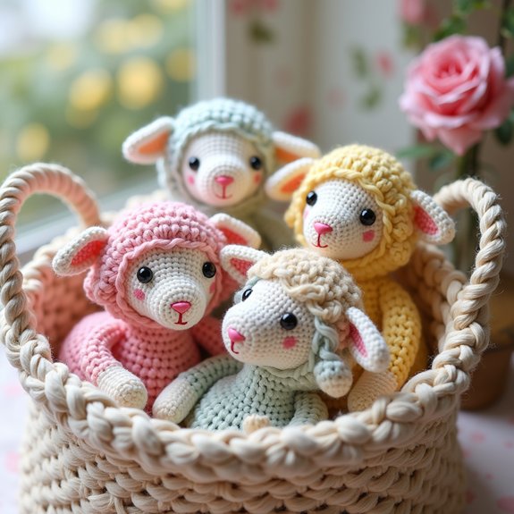 adorable plush sheep toys