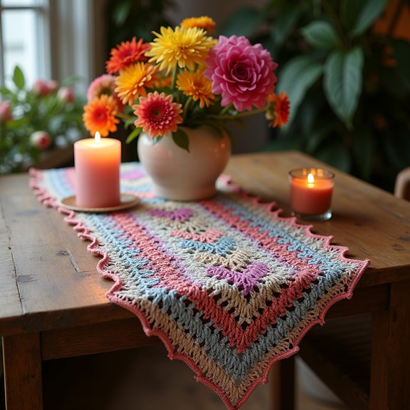 artisan crafted crochet decor
