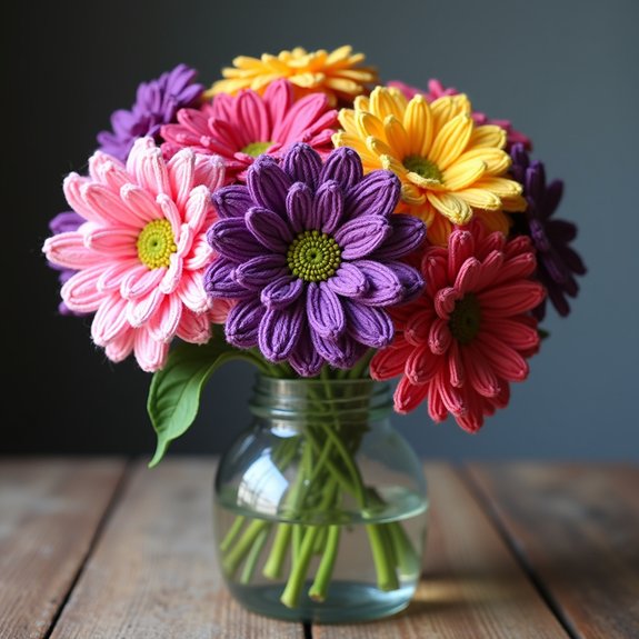 beautiful blooming flower garden