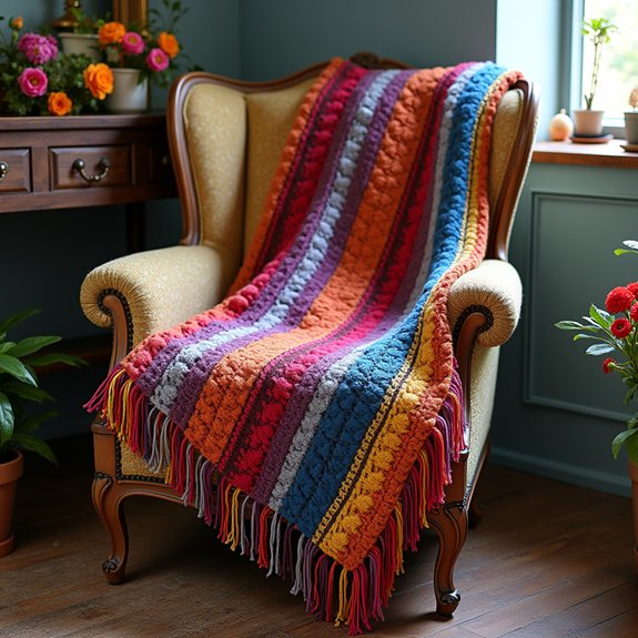 bohemian style fringe wrap