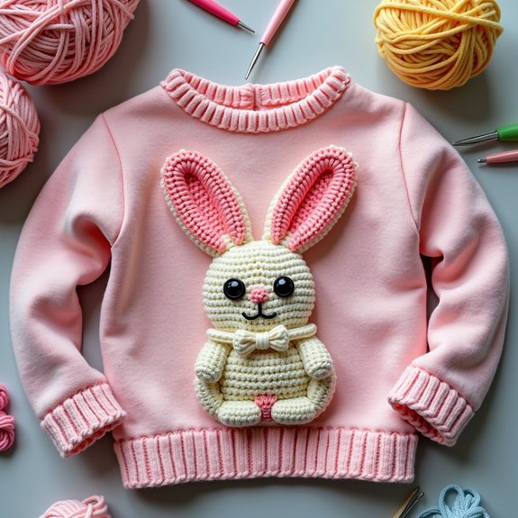 bunny design for apparel