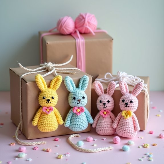 bunny gift wrap supplies