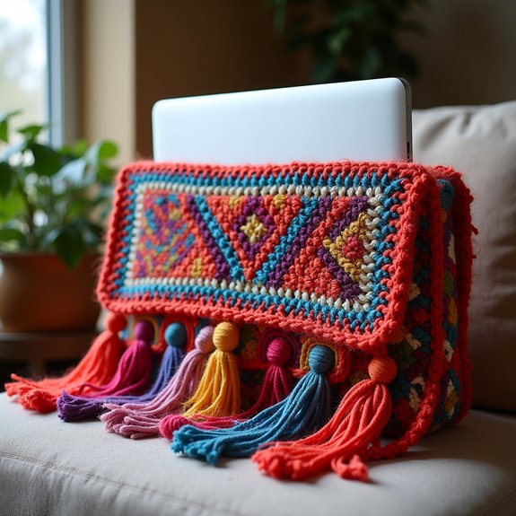 chic bohemian laptop cover