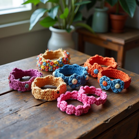 chic crochet hair ornaments