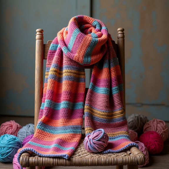 colorful patterned winter accessory