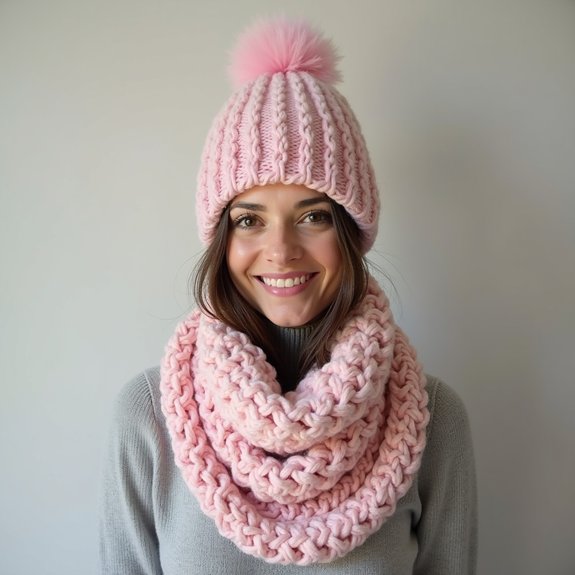 cozy decorative winter hat