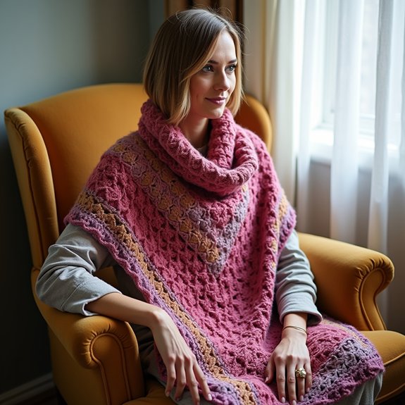 cozy draped neck accessory