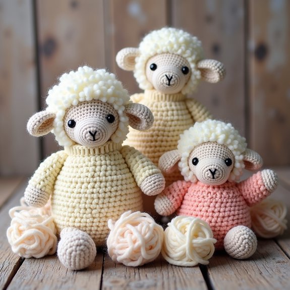 cozy knitwear for sheep