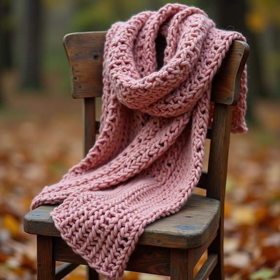 cozy oversized textured accessory