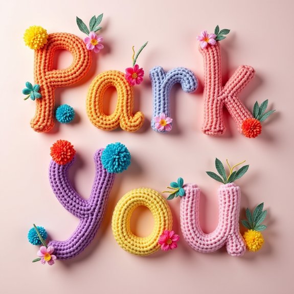 creative crochet letter designs