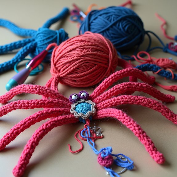 creative spider themed accessories