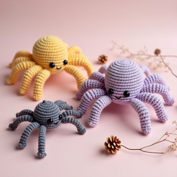 creepy spider toy collection