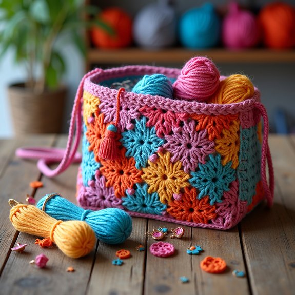 crochet charm bag kit
