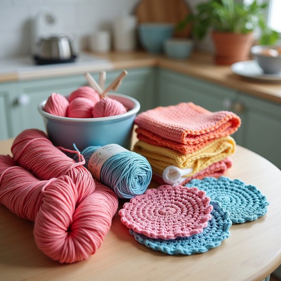 crochet dishcloth making kit