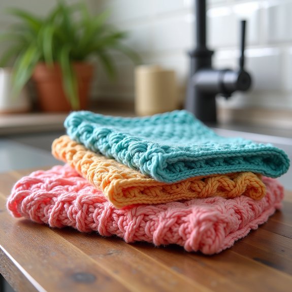 crochet dishcloths and scrubbies