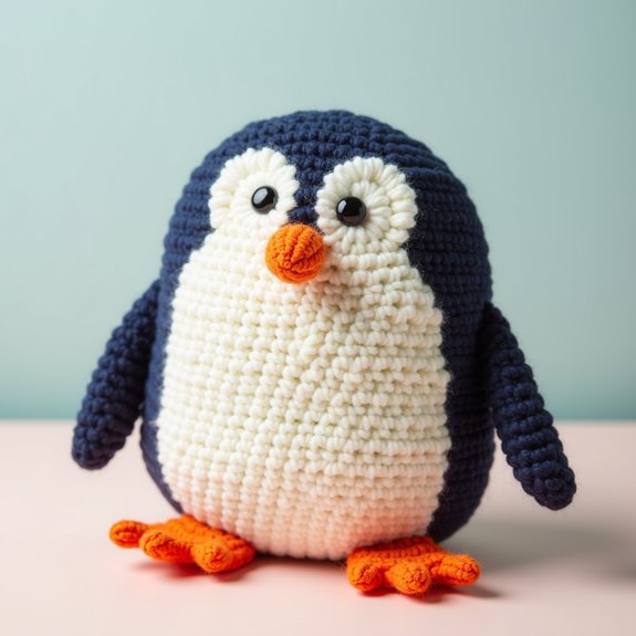 crochet pattern for penguin pillow