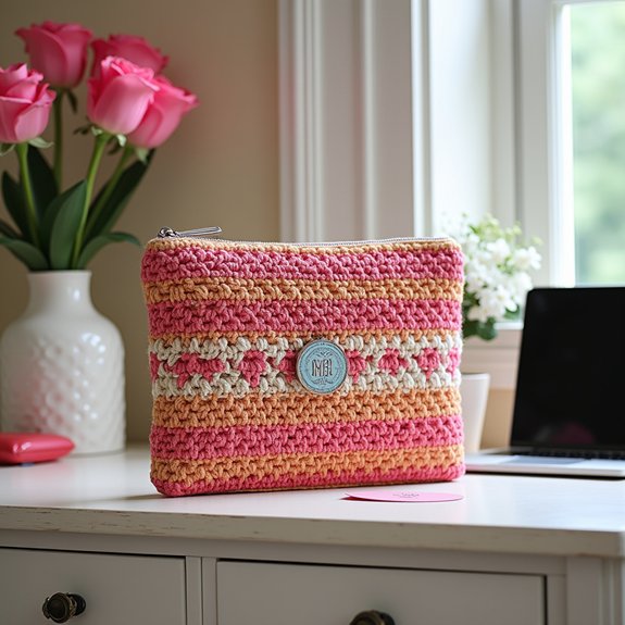 custom initials fabric cover