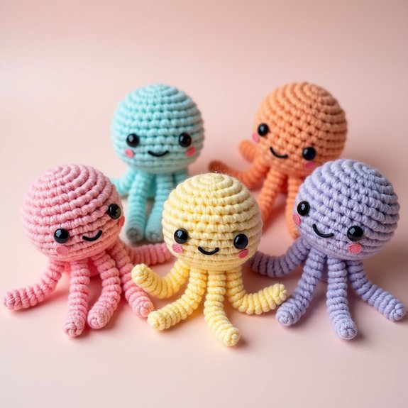cute mini jellyfish toy