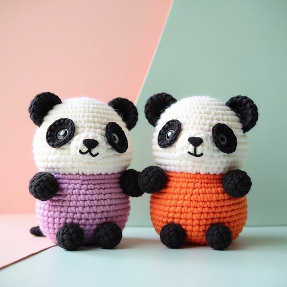cute plush panda toy