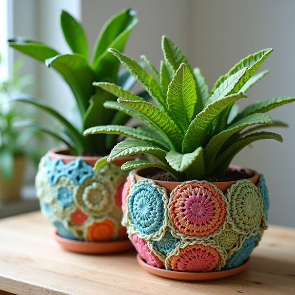 decorative plant pot cover