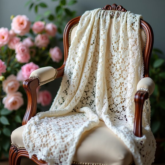 delicate intricate lace design