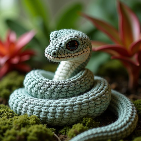 detailed crochet stuffed toys