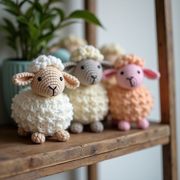 distinctive decorative sheep ornaments