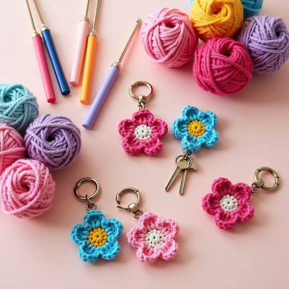 diy crochet keychain kit