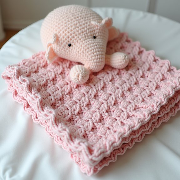 dratini themed baby blanket