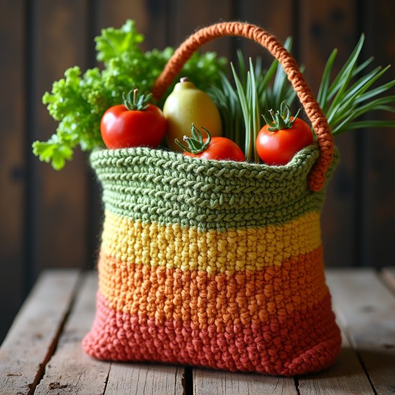durable stylish grocery bag
