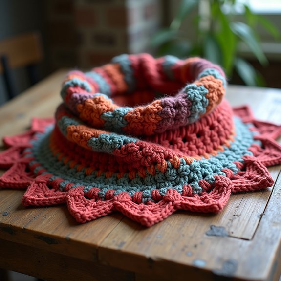 elegant and cozy neckwear