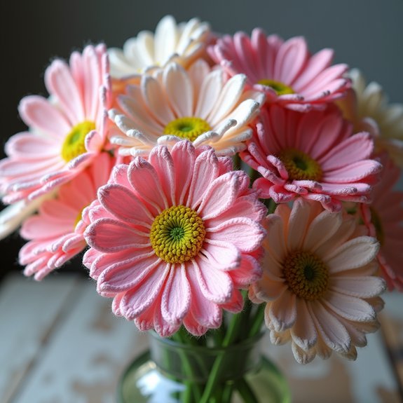 elegant blooming gerbera flower