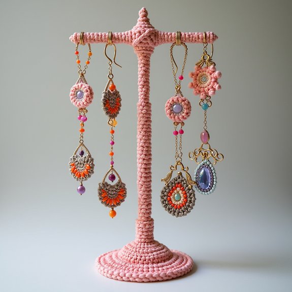 elegant layered jewelry organizer