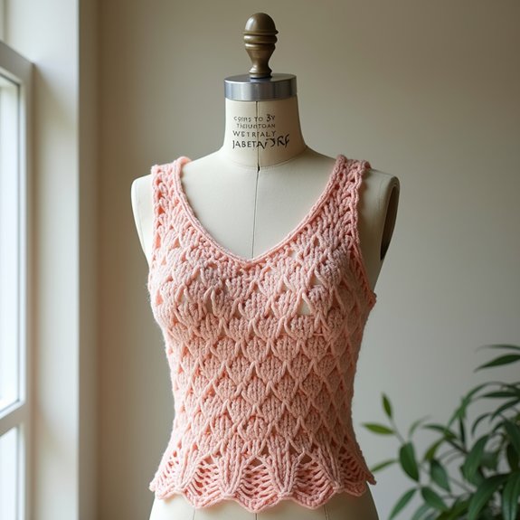 elegant shell stitch design