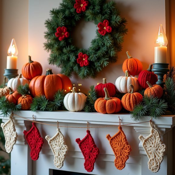 festive seasonal decor displays