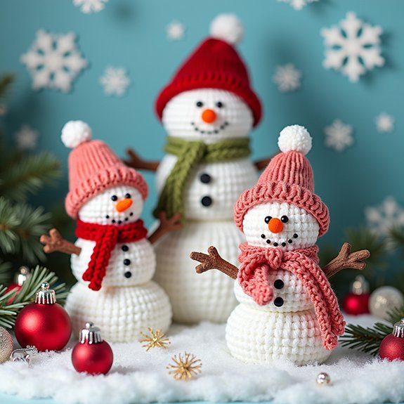 festive snowman holiday greeting