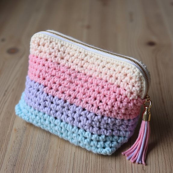 gradient color transition pouch