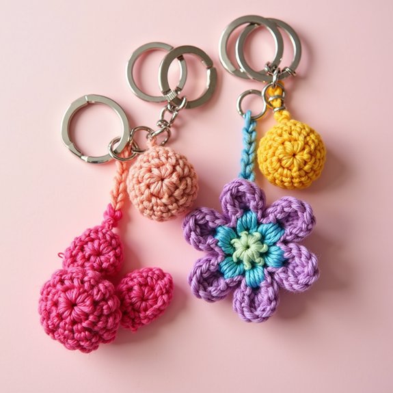 handmade crochet accessory charm