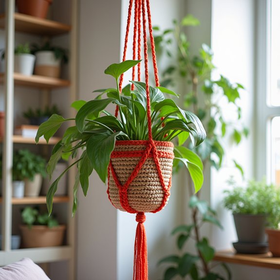 handmade decorative plant holder
