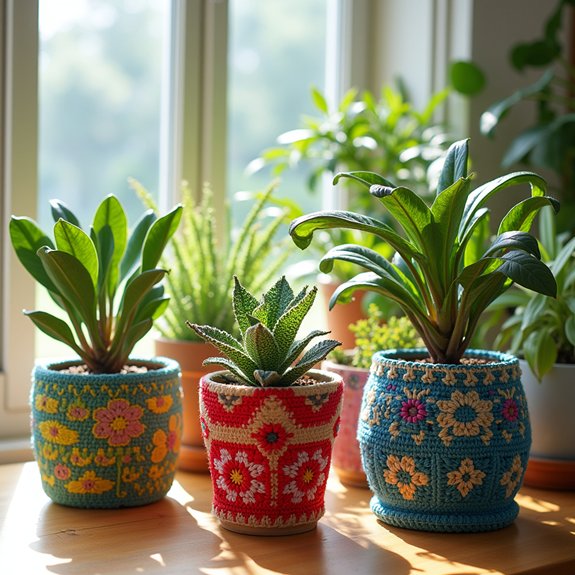 handmade protective plant accessories