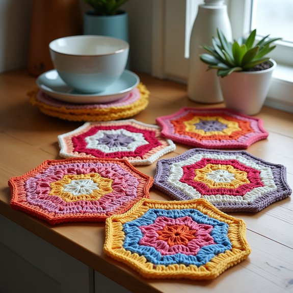 hexagon shaped pot holder