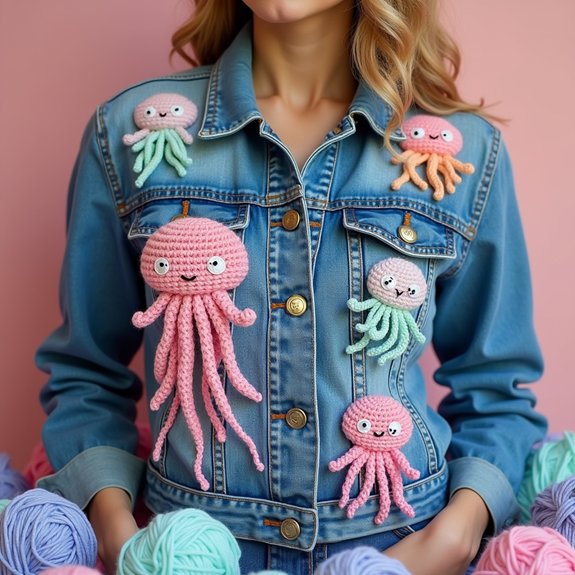 jellyfish design for apparel