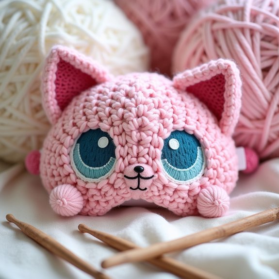 jigglypuff themed sleep mask