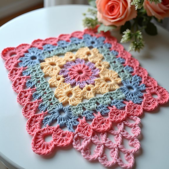 lace trim crochet design