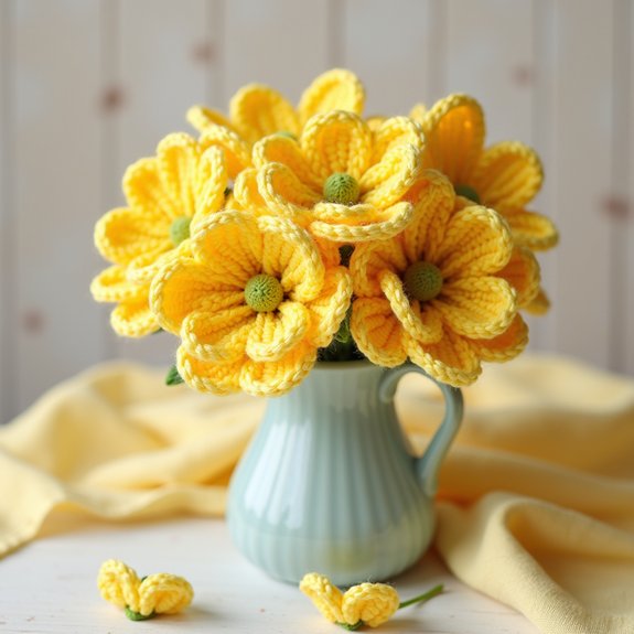lovely yellow wildflower bloom