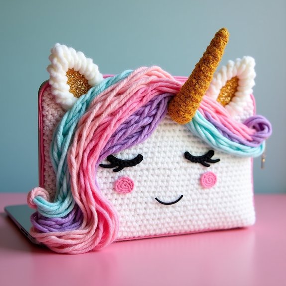 magical unicorn laptop design